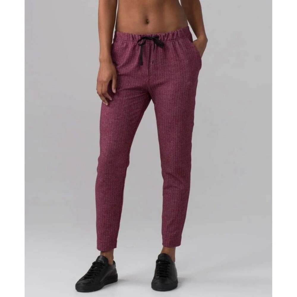 lululemon athletica Women's Burgundy Track Joggers